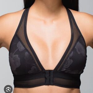 Lululemon the heat sports bra inky floral